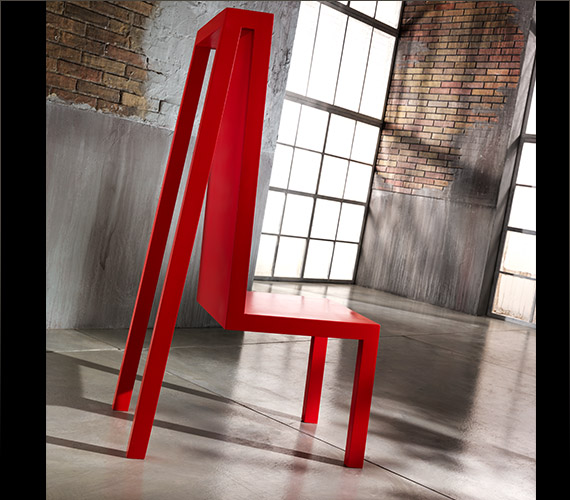 fashion Italian Chair - Exercice rouge