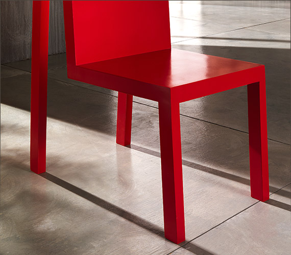 Exercice rouge - Luxury chair