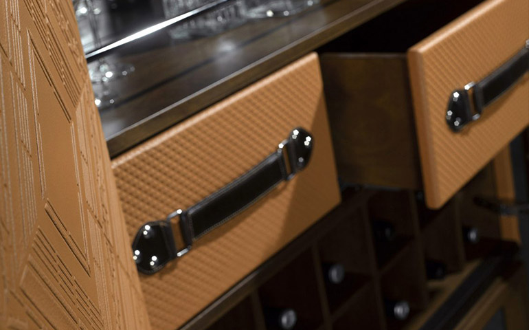 Luxury Contemporary Bar Cabinet