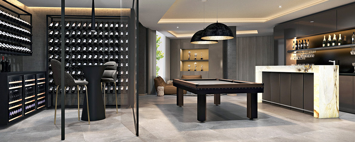 luxury home bar project